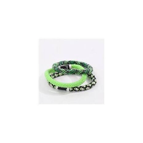 Lily and Laura Bracelets - Set of 3 - Green Goddess