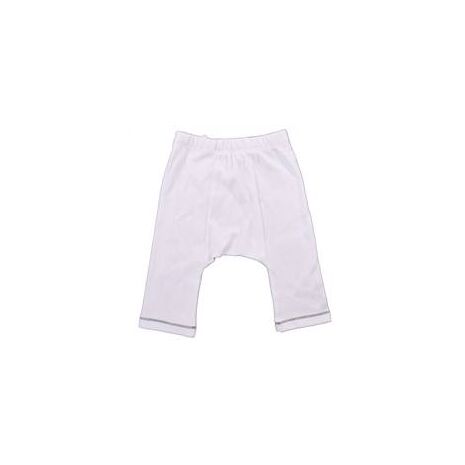 Organic Baby Pants - Grey Stitch - 3-6m