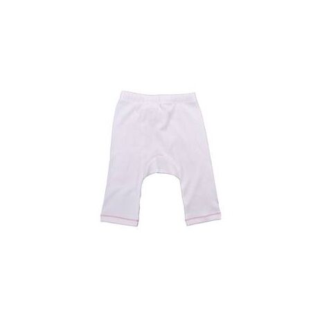 Organic Baby Pants - Pink Stitch - 3-6m