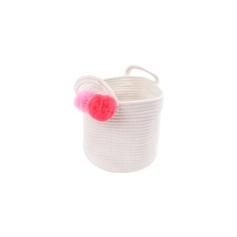 Make Your Own Gift Basket - Cotton Rope Pink Pom Pom