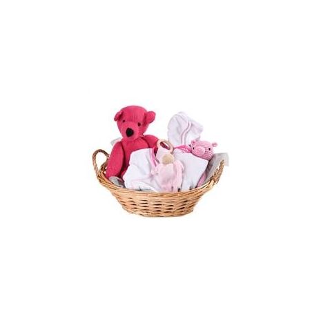 Organic Baby Gift Basket - Raspberries 'n Cream