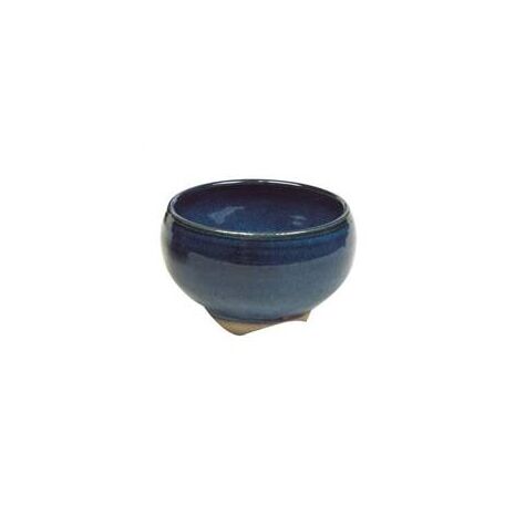 Hand Glazed Ceramic Incense Bowls - Ocean Blue