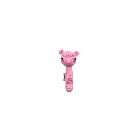 Organic Baby Toys - Pig Rattle