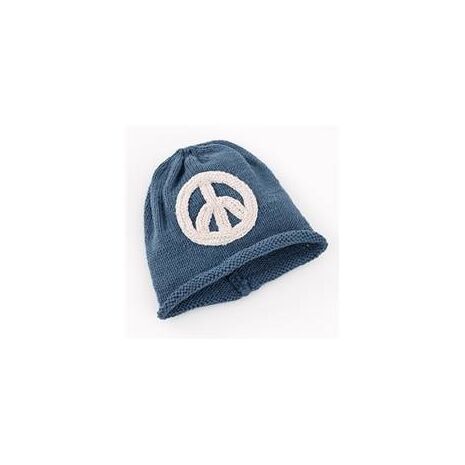 Organic Knit Baby Hat - Peace - 0-6 Months
