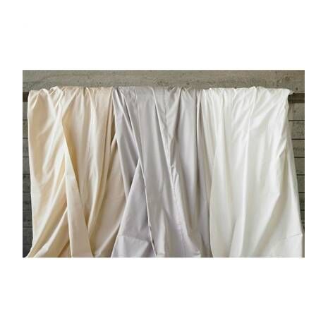 Organic Sateen Sheet Set - Assorted Colors and Sizes - Sateen Twin Flat Sheet - Alpine White
