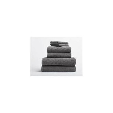 Organic Towels Set -  Slate - Oversized Hand Towel