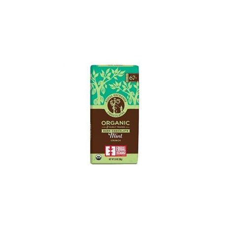 Organic Dark Chocolate Fair Trade - Mint Crunch