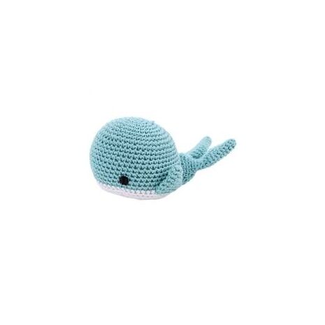 Organic Dog Toy  - Whale with Squeaker