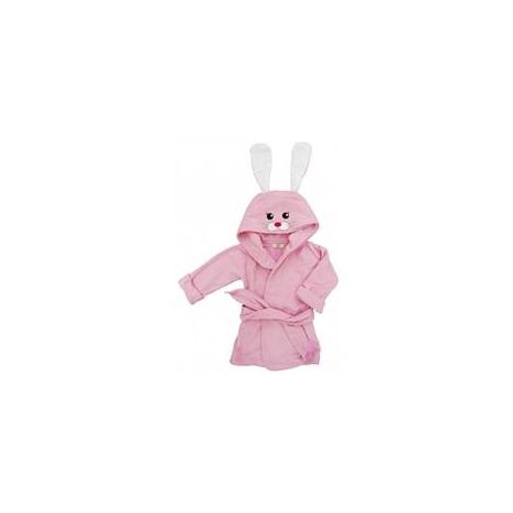 Organic Hooded Towel - Pink Bunny Cover Up