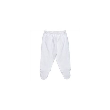 Organic Footed Pants - 3-6 months, White