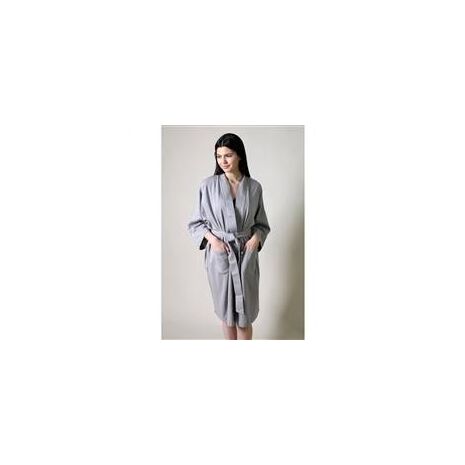 Organic Spa Robe - Grey - Large/XL