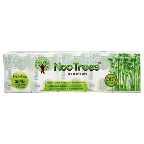 NOOTREES BAMBOO 2PLY POCKET TISSUE 10S X 9 SHEETS