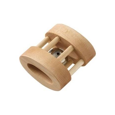 Wooden Baby Toys - Bell Rattle