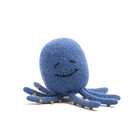 Stuffed Octopus Toy - Alpaca Yarn