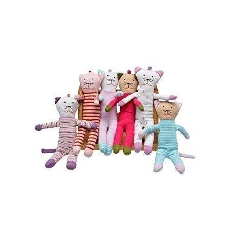 Organic Baby Toy - Scrappy Cat - Assorted Print
