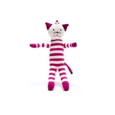 Organic Baby Toy - Scrappy Cat - Assorted Print