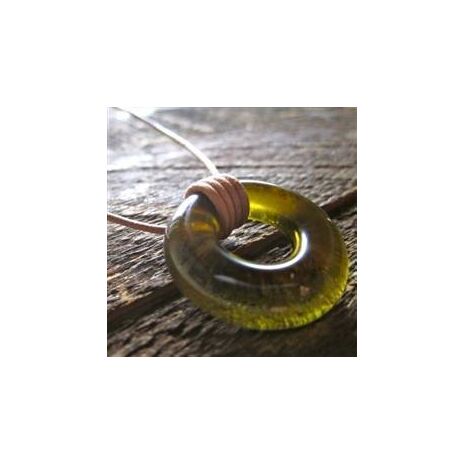 Gift for Wine Lover - Recycled Bottle Necklace
