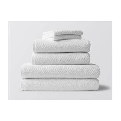 Organic Towels Set - Alpine White
