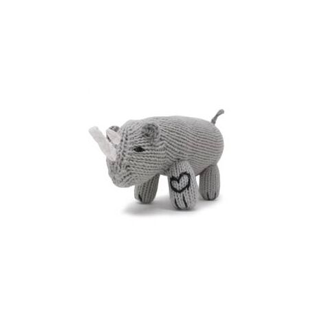 Organic Rhino Baby Toy Rattle