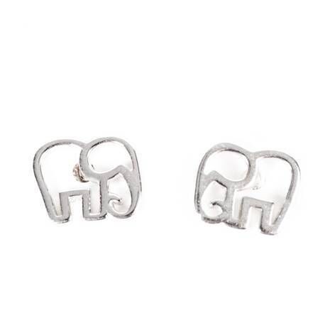 Elephant Gifts For Her - Stud Elephant Earrings