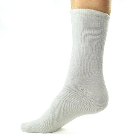 NO MORE STICKY FEET. Adult Deluxe Pure Crew Socks 85%viscose from Organic Bamboo/10%Nylon/5%Lycra