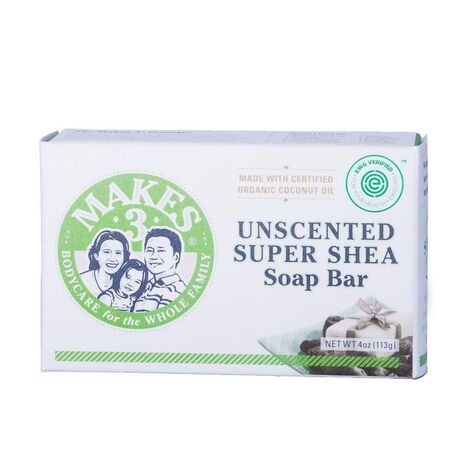 Unscented Super Shea Soap Bar
