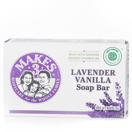 Lavender Vanilla Soap Bar