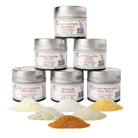 Chef's Secret Finishing Sea Salts Collection - 6 Tins