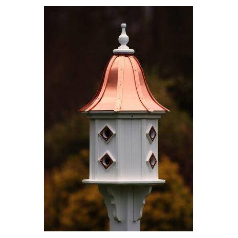 Copper Roof Dovecote Birdhouse 36x14- 8 Portals
