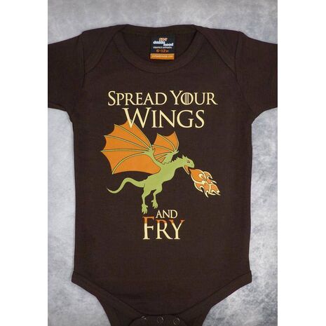 DRAGON – BABY CHOCOLATE BROWN ONEPIECE & T-SHIRT