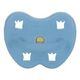 Natural Rubber Pacifier - Round, Crown, 0-3m