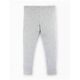 Organic Baby Leggings - Grey Pants - 0-3 months