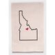 Housewarming Gifts - Tea Towels by State - Choose Your State! - Idaho