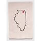 Housewarming Gifts - Tea Towels by State - Choose Your State! - Illinois