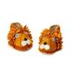 Lion Baby Booties - 6-12 Months