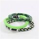 Lily and Laura Bracelets - Set of 3 - Green Goddess