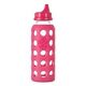 Lifefactory Glass Sippy Cups - 9 oz - Raspberry