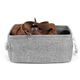 Make Your Own Gift Basket - Fabric Storage Basket - Light Gray