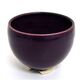 Hand Glazed Ceramic Incense Bowls - Plum