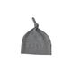 Organic Jersey Knotted Hat - Gray - 0-3 Months