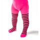 Organic Tights - Pink and Chocolate - 2-4Y