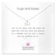 Sterling Silver Hugs and Kisses Necklace - Dogeared
