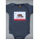 LOCALLY GROWN – CALIFORNIA BABY BOY CHARCOAL GRAY & OLIVE GREEN ONEPIECE & T-SHIRT